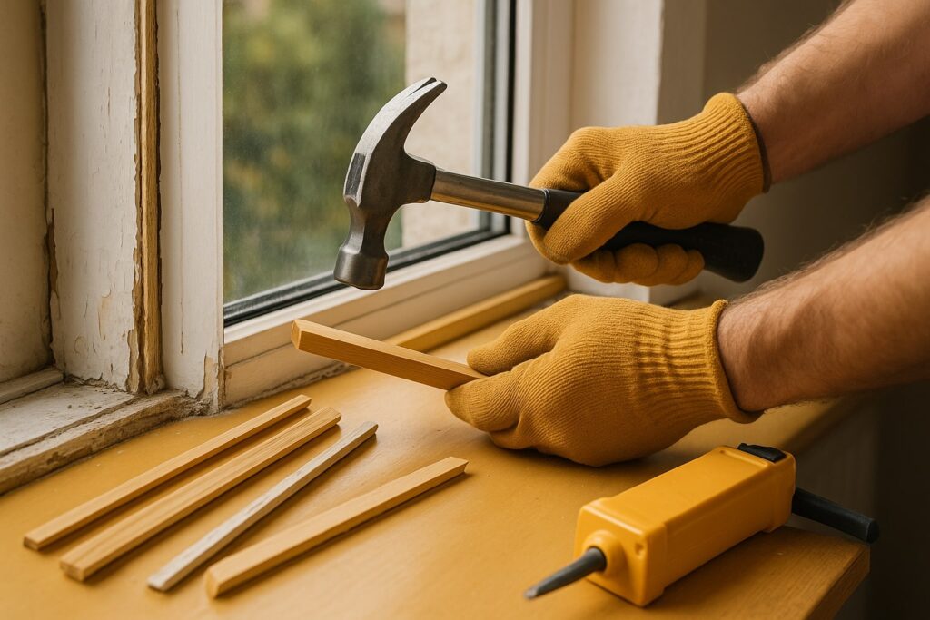 glaslatten vervangen, glaslatten