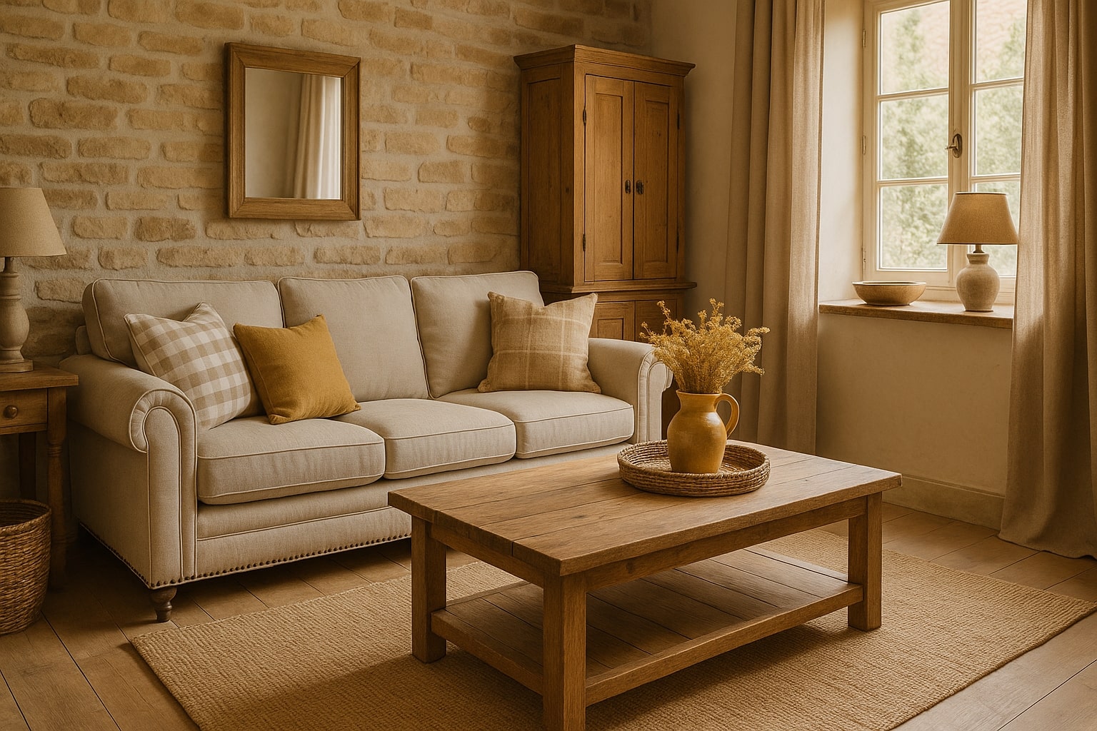 landelijk interieur