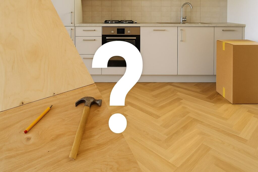 eerst vloer of eerst keuken