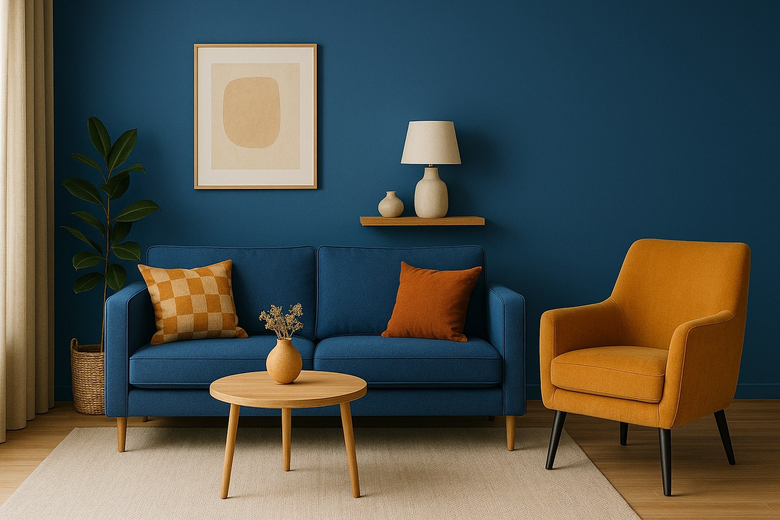 blauw combineren met welke kleur
