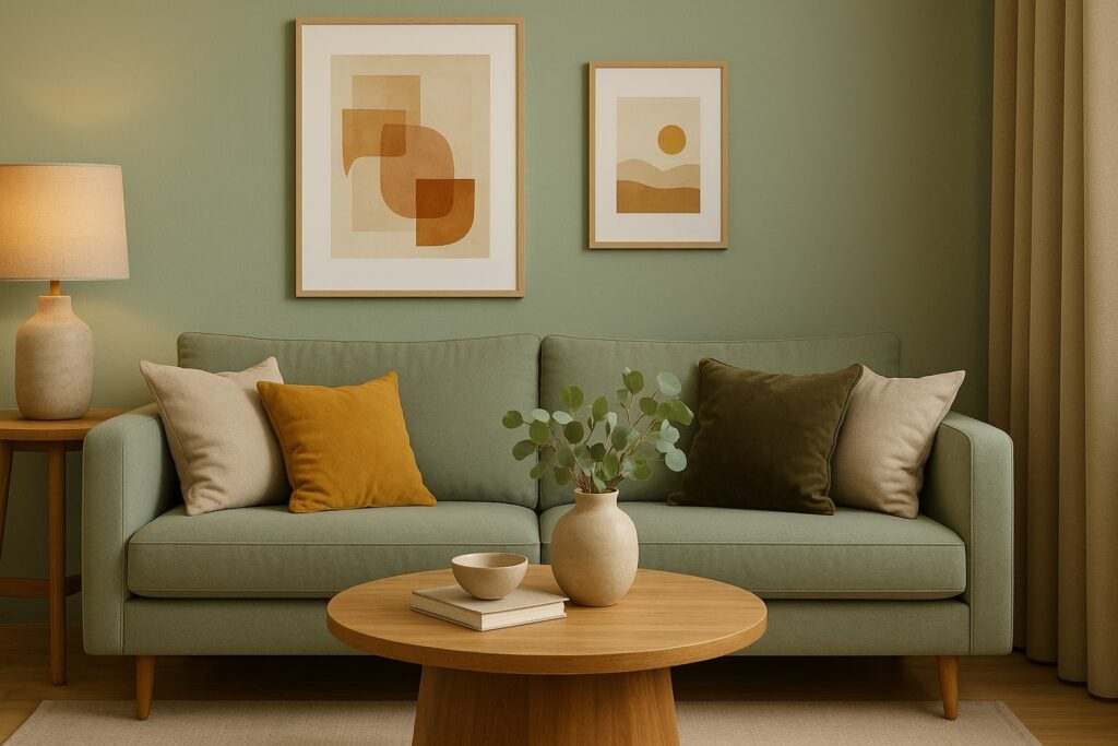 Saliegroen combineren: de zachte kracht van natuurlijke harmonie in je interieur