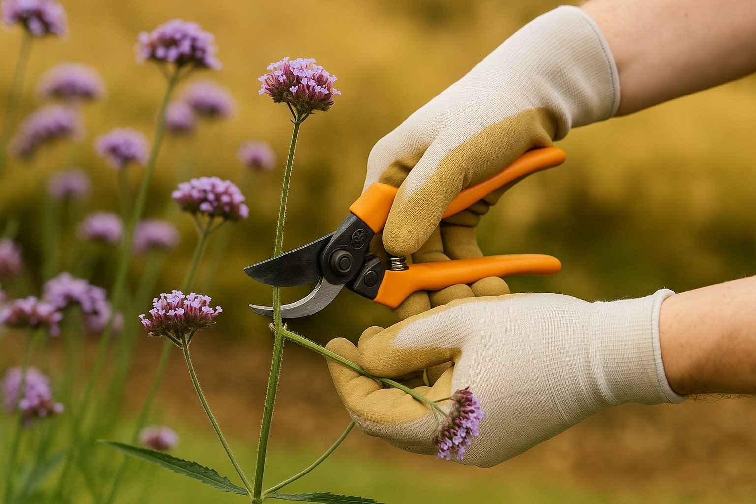 verbena snoeien