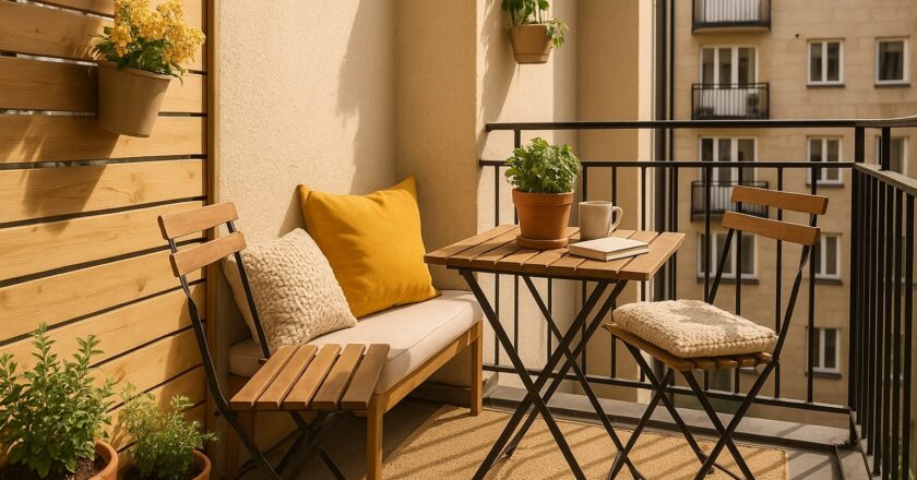 Klein balkon inrichten – slimme ideeën voor grote sfeer