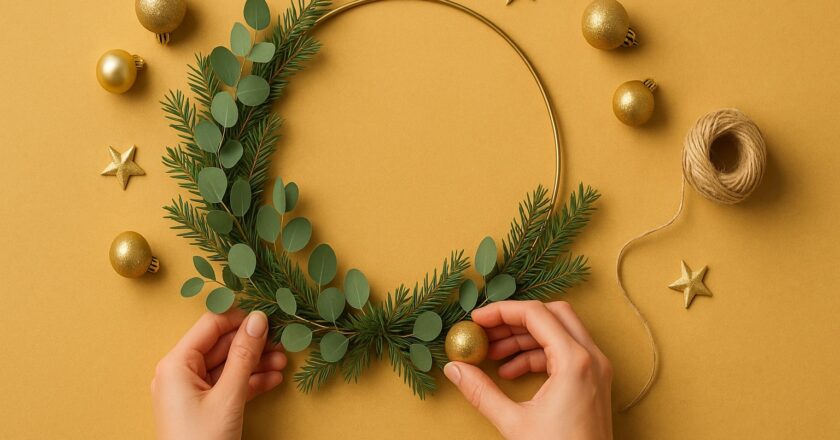 Moderne kerstkrans maken – creatieve ideeën voor een stijlvolle feestperiode