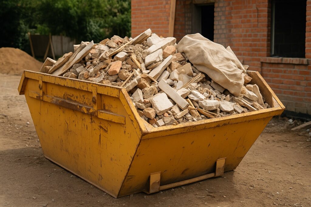 bouwafval container