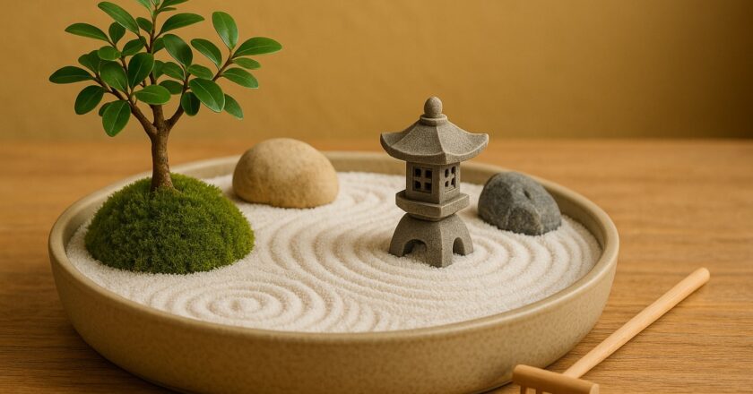 Mini Japanse tuin: rust, balans en natuur in het klein