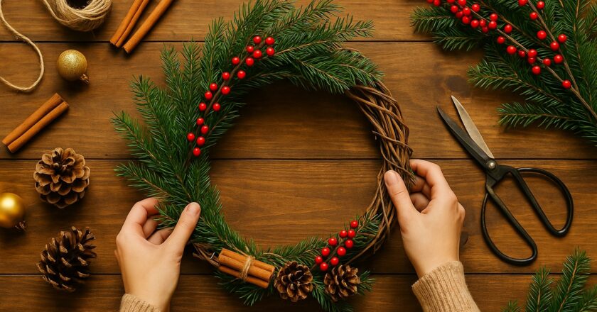 Kerstkrans maken: inspiratie, technieken en ideeën voor een unieke feestelijke sfeer