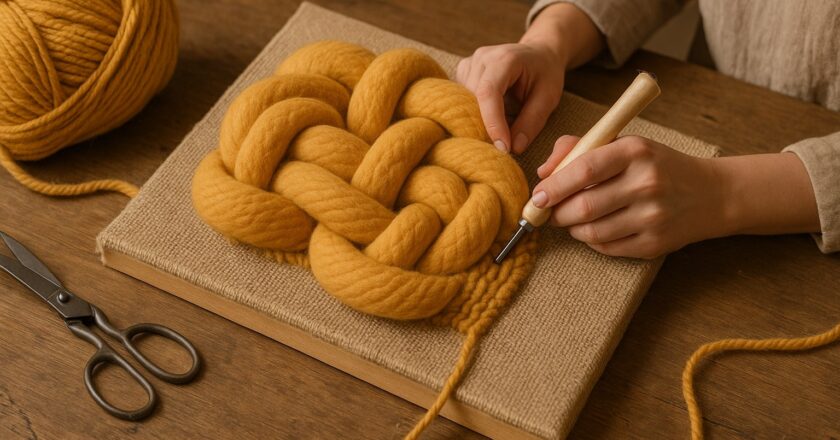 Knoopkussen maken: een uniek accent voor jouw interieur