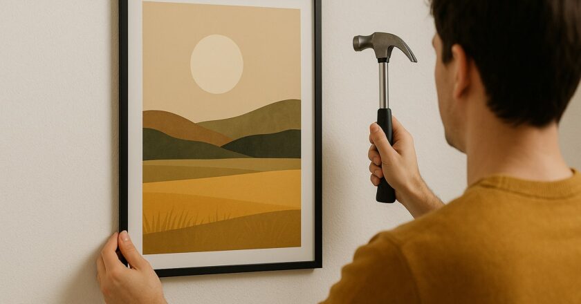 Posters ophangen: inspiratie, technieken en originele manieren om je muren tot leven te brengen