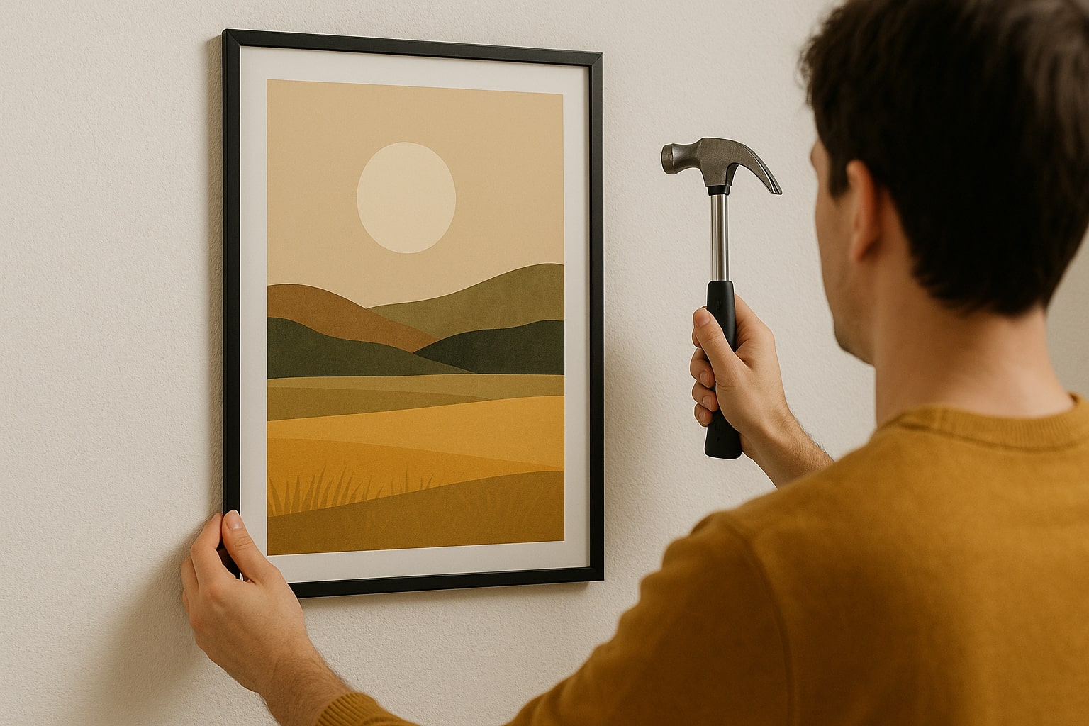 posters ophangen