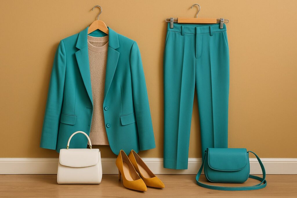 turquoise kleur combineren