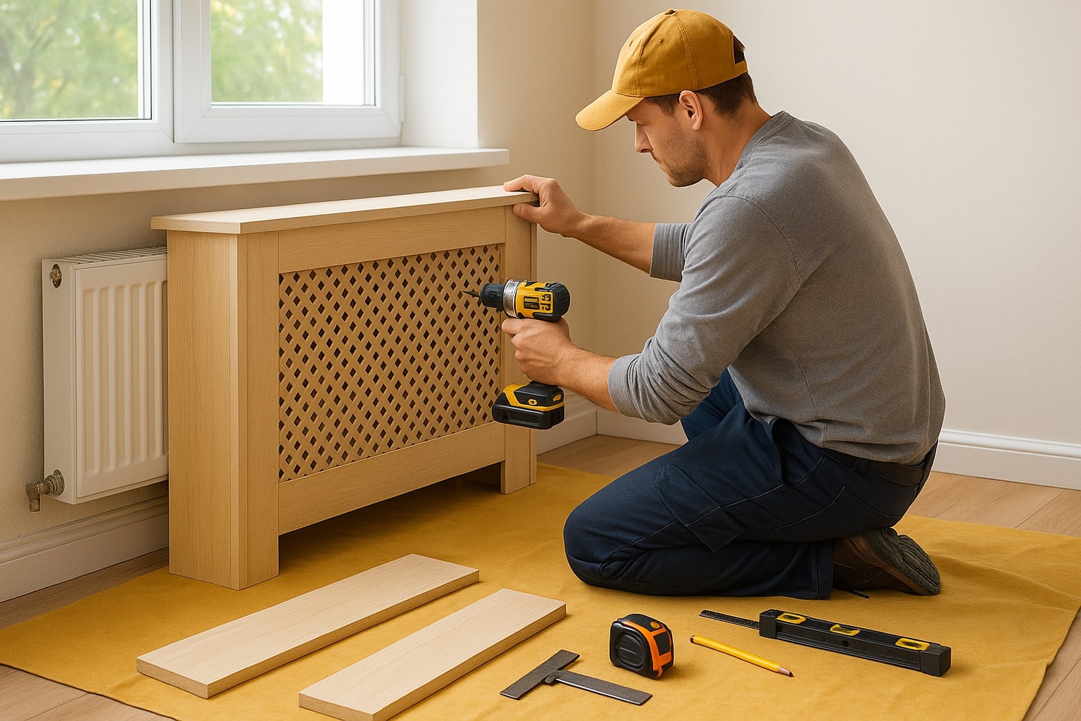 radiator ombouw maken