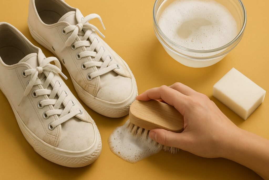 witte sneakers schoonmaken