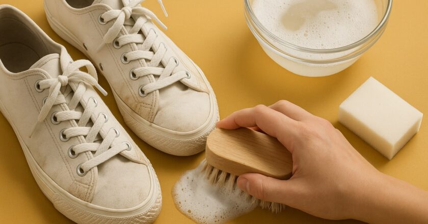 Witte sneakers schoonmaken – zo blijven ze écht wit