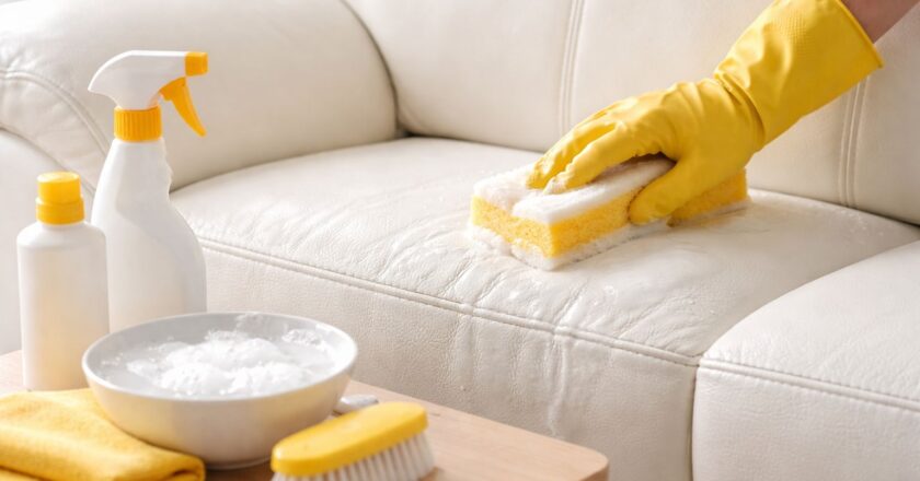 Wit leer schoonmaken zonder schade: zo houd je het langdurig mooi