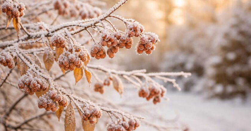 Zo beleef je de krentenboom winter op zijn mooist in je tuin