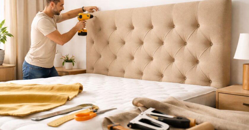 Zelf een uniek hoofdbord bij je bed maken met karakter en comfort