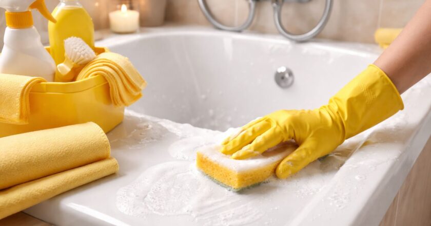 Slim en grondig bad schoonmaken zonder gedoe of agressieve middelen