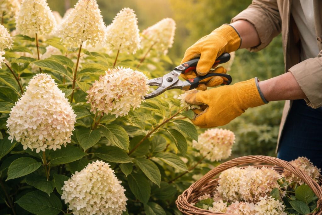 Pluimhortensia snoeien wanneer voor een sterke bloei en gezonde struik