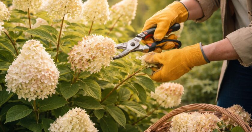 Pluimhortensia snoeien wanneer voor een sterke bloei en gezonde struik