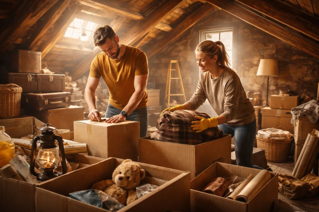 Slim en gestructureerd je zolder opruimen zonder spijt achteraf