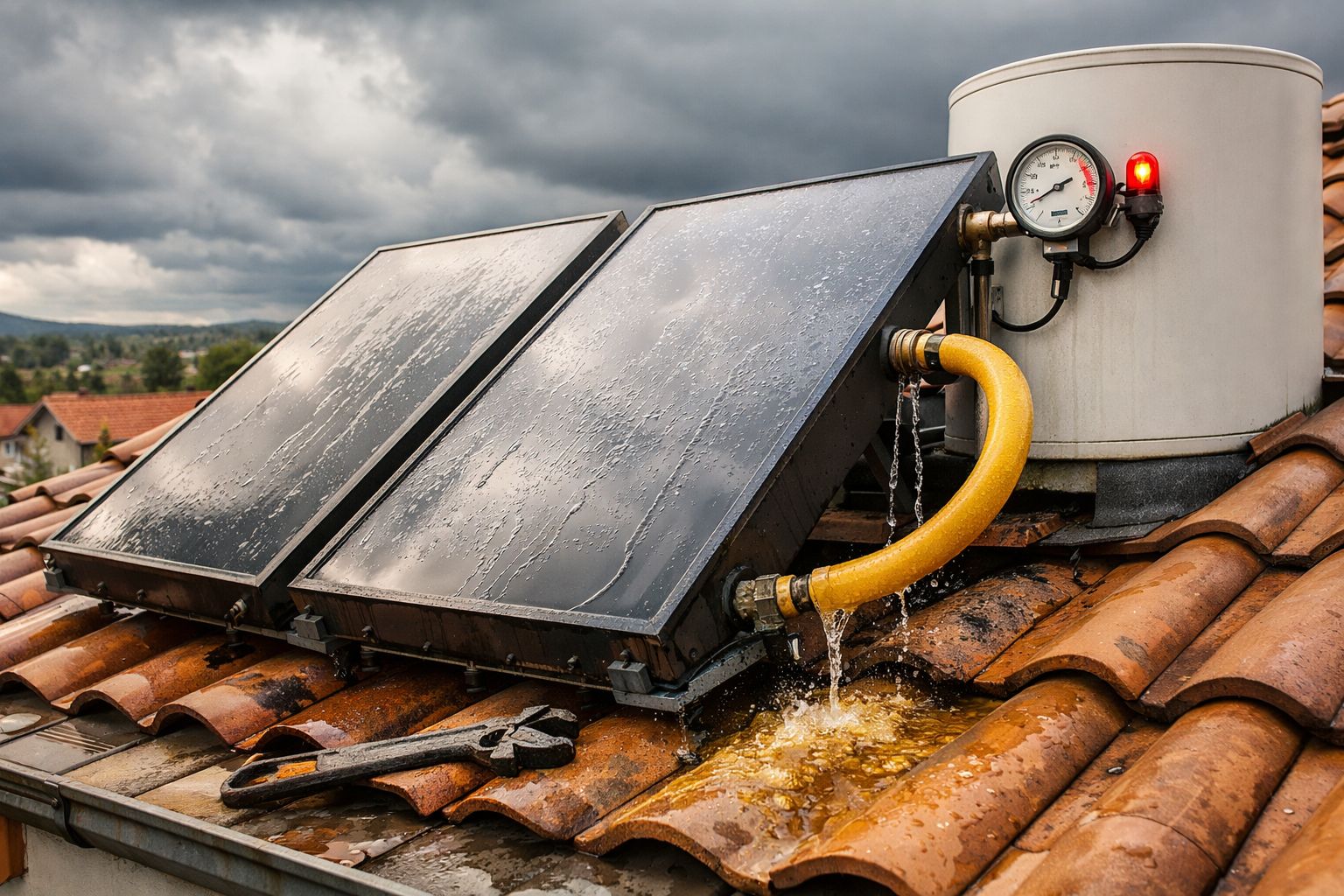 zonneboiler nadelen, zonneboiler