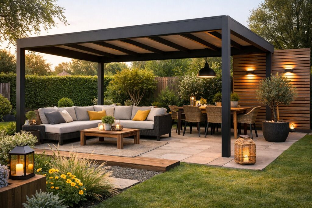 Waarom een overkapping steeds populairder wordt in Nederlandse tuinen