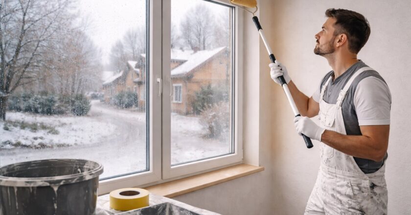 Schilderwerk in de winter: binnenshuis aan de slag