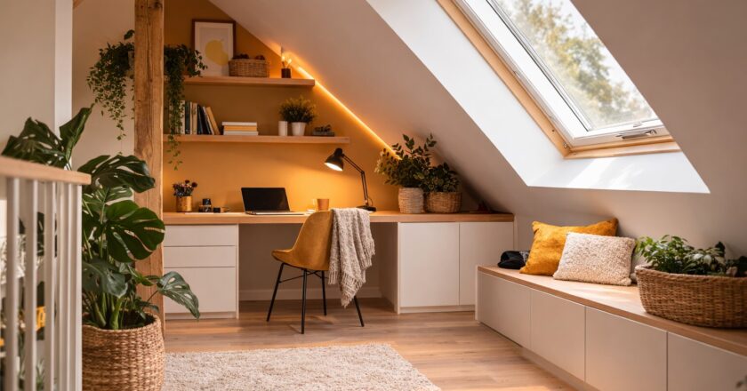 Een zolder met schuin dak slim inrichten voor comfort, ruimte en sfeer