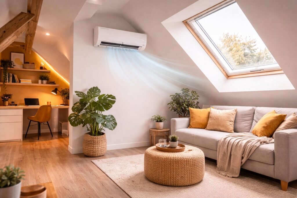 Waarom een airco op zolder het comfort in huis aanzienlijk kan verbeteren