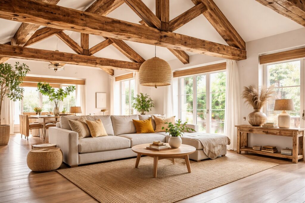 Inspiratie voor houten balken in huis: karakter, warmte en architectuur in het interieur